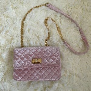 Pink shoulder bag